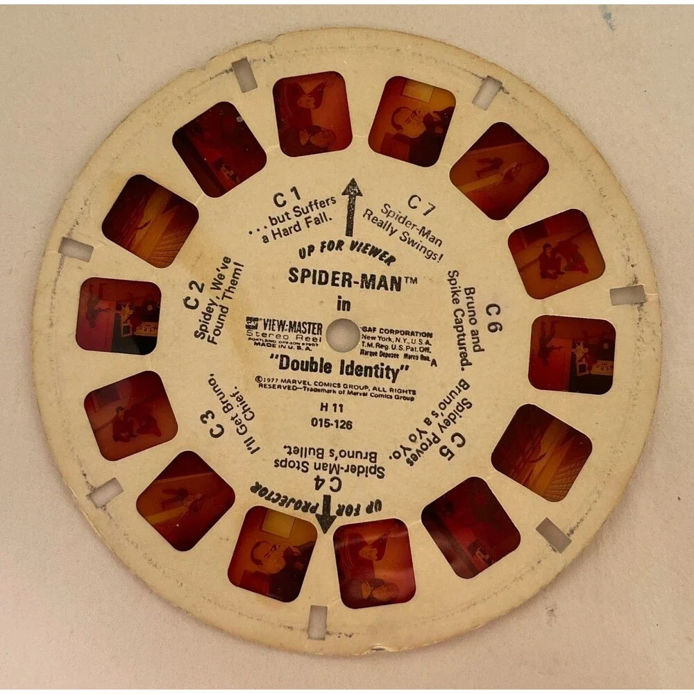 Cartoon Favorites The Amazing Spider-Man In Double Identity View-Master reels - Picture 2 of 4